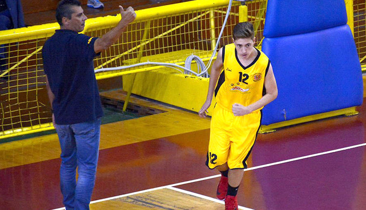 Αριστείδης Φρέσκος της παιδικής ομάδας μπάσκετ του Εργοτέλη