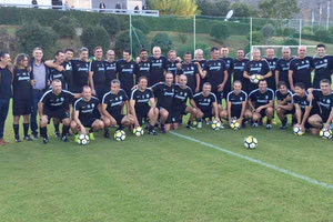 Τα παιδιά του Γκέραρντ στη χθεσινή προπόνηση στο Βαρδινογιάννειο Αθλητικό Κέντρο