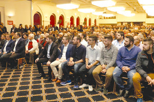 Με τον «αέρα» του νικητή μίλησε στο Ατλαντίς ο ευρωβουλευτής και υποψήφιος για τον νέο φορέα της Κεντροαριστεράς Νίκος Ανδρουλάκης.