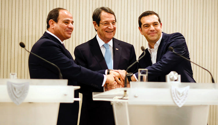 τριμερής σύνοδος κορυφής μεταξύ Ελλάδας, Κύπρου και Αιγύπτου