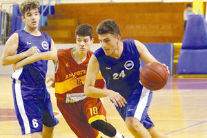 Φάση από το παιχνίδι Ανδρογέας-ΑΓΟΡ στους Παίδες της ΕΚΑΣΚ