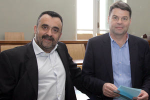 Ο ΑΡΗΣ ΡΟΖΑΚΗΣ ΚΑΙ Ο ΜΙΧΑΛΗΣ ΣΦΑΚΙΑΝΑΚΗΣ ΔΙΕΚΔΙΚΟΥΝ ΤΗΝ ΠΡΟΕΔΡΙΑ ΤΟΥ ΔΙΚΗΓΟΡΙΚΟΥ ΣΥΛΛΟΓΟΥ ΗΡΑΚΛΕΙΟΥ