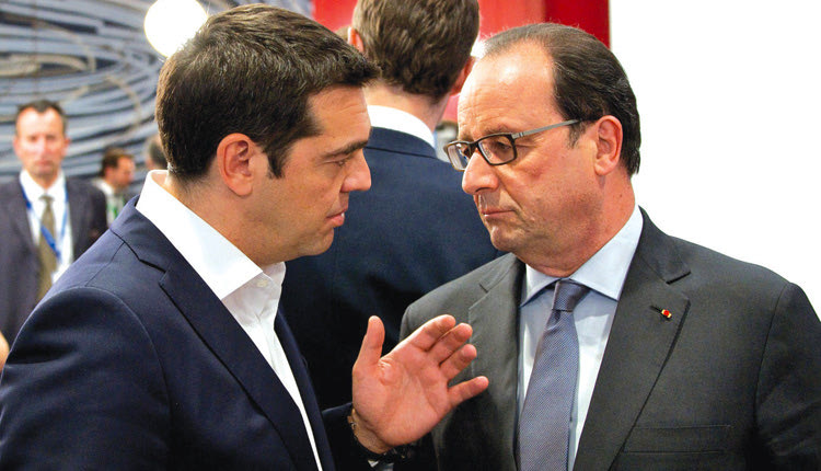 Με τον πρώην πρόεδρο της Γαλλίας Φρανσουά Ολάντ συναντήθηκε ο πρωθυπουργός