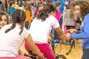 μαθητές από την “Γιορτή Αθλητισμού 2017” που διοργανώθηκε στη μνήμη του Γιώργου Σηφάκη