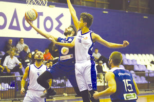 Ο Λιανδράκης του Ηροδότου σε φάση από το ματς με τον Κύδωνα