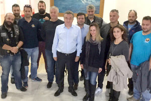 Οι εκπρόσωποι του μηχανοκίνητου αθλητισμού με τον περιφερειάρχη