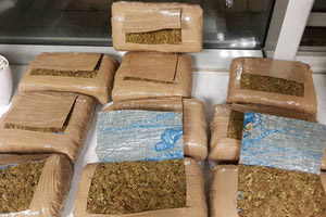 Η κατασχεθείσα ποσότητα των 10 κιλών χασίς