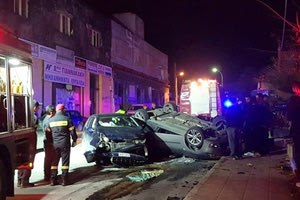 Tροχαίo: Σφοδρή σύγκρουση στην παραλιακή