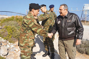 ι στη ΣΕΑΠ ο υπουργός Εθνικής Άμυνας, ο Αρχηγός ΓΕΣ και άλλοι υψηλόβαθμοι για την τελετή λήξης του έτους εφέδρων.