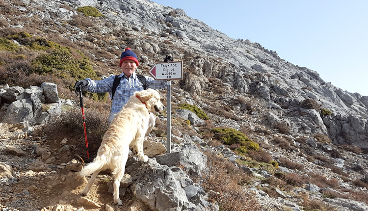 Στην κορυφή Γκίγκιλου στη Λευκά Ορη.