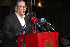 από το Ηράκλειο ο γ.γ. της ΚΕ του ΚΚΕ, κ. Δημήτρης Κουτσούμπας.