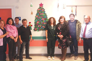 Χριστουγεννιάτικες δημιουργίες στην Παιδιατρική Κλινική