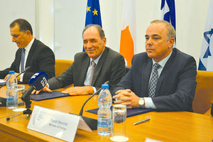 συνάντηση των υπουργών, της Κύπρου, του Ισραήλ, της Ελλάδας και της Ιταλίας για τον αγωγό του EastMed