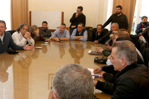 Από τη συνάντηση με τους καταστηματάρχες