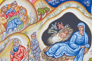 ο σπουδαίος Κρητικός καλλιτέχνης Αριστόδημος, σχεδιάζει τη δική του χριστουγεννιάτικη «Φάτνη», αποκλειστικά για τους αναγνώστες της «Π».