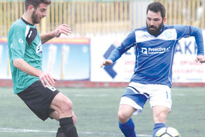 Φάση από το ματς του Πόρου με τη Γόρτυνα