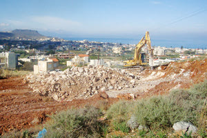 εργασίες για την ανέγερση του Δημοτικού και του Νηπιαγωγείου Κοκκίνη