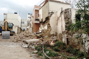 Οδός Ρωμανού στη συνοικία του Λάκκου