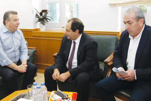 Η συνάντηση των κ. Σπίρτζη, Βαρδάκη και Αρναουτάκη