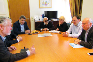 Στη διάρκεια επίσκεψης του υπουργού Ναυτιλίας κ. Παναγιώτη Κουρουμπλή στο Επιμελητήριο