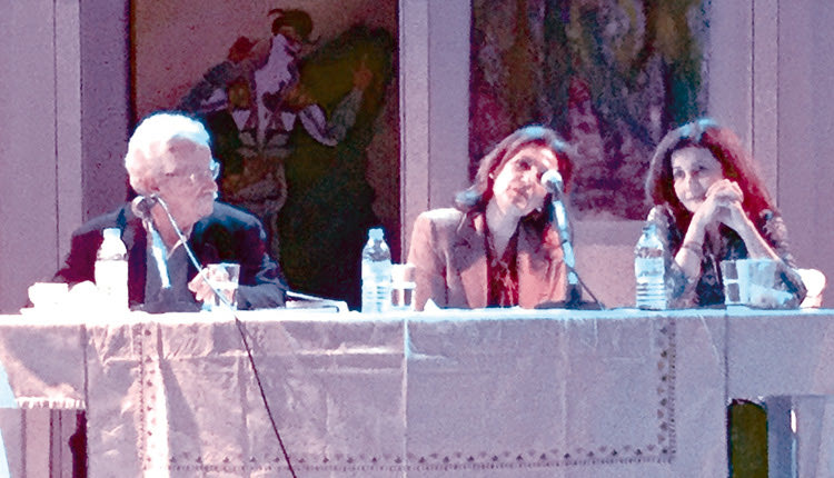 Η αίθουσα του Πολύκεντρου Νεολαίας του Δήμου Ηρακλείου, όπου παρουσιάστηκε το δεύτερο μυθιστόρημα της συγγραφέως Καρολίνας Μέρμηγκα “Ο Έλληνας γιατρός”