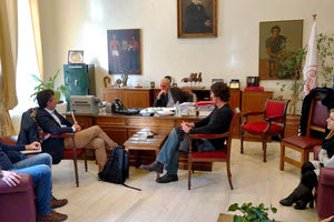 στον δήμαρχο Ηρακλείου Β. Λαμπρινό οι εκπρόσωποι της Ύπατης Αρμοστείας του ΟΗΕ και της Ευρωπαϊκής Επιτροπής