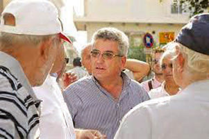 Ο πρόεδρος του συλλόγου οικιστών κ. Μ. Βλαχάκης