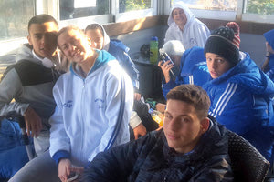 Η Άννα-Μαρία Νάσιου με συναθλητές της στους Αργοναύτες