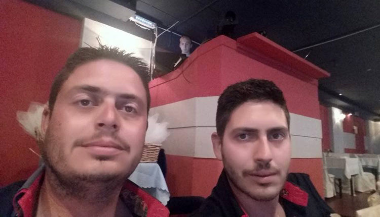 Ο αδικοχαμένος Νίκος Μαρούδας με τον αδελφό του Αργύρη, που δίδασκε πέρσι Μουσική στο Καλλιτεχνικό Σχολείο Ηρακλείου