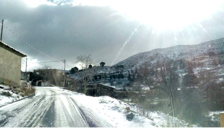 τα πρώτα χιόνια που έπεσαν στο Οροπέδιο