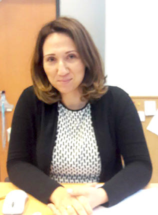 Η κ. Αλίκη Ψαράκη, συντονίστρια Κέντρου Ρομά