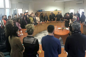 Οι εργαζόμενοι στον Δήμο Μαλεβιζίου έκοψαν την πίτα τους