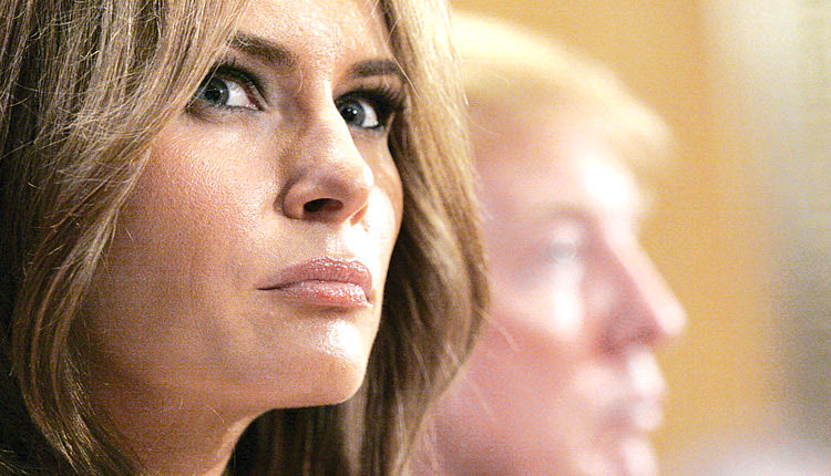 η σύζυγός του Ντόναλντ Τραμπ Μελάνια.