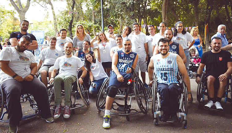 Α.Τ.Α.Χ.Τ.Ο.Ι.: Με τους αθλητές της ομάδας ΑΣΚΑ, από την 1η Γιορτή Εθελοντισμού που διοργάνωσε η ομάδα στο πάρκο Γεωργιάδη.