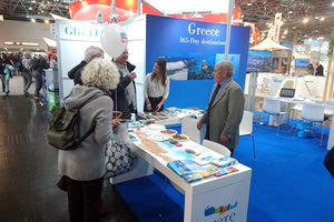 Το περίπτερο της Κρήτης στην έκθεση του Ντίσελντορφ