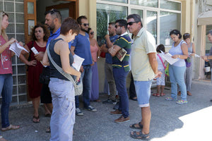 Από προηγούμενη κινητοποίηση στην Περιφερειακή Διεύθυνση Εκπαίδευσης Κρήτης