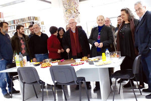 Από την κοπή της πίτας στη Βιβλιοθήκη Ρεθύμνου