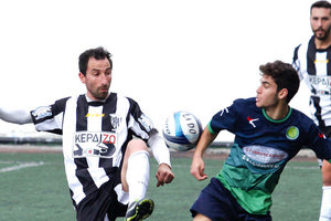 από το ματς του Ατσαλένιου ανάμεσα στο Λίντο και τον ΠΑΟΚ