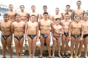 Η ομάδα του ΟΦΗ πρωταθλήματος πόλο Παίδων