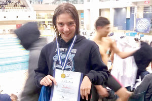 στους χειμερινούς αγώνες κολύμβησης Παγκορασίδων Α’, Β νότιας Ελλάδας η Ηρακλειώτισσα αθλήτρια Δανάη Γκογκόση.