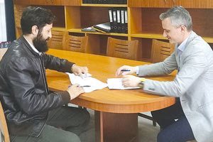 μεγάλη παρέμβαση του ελέγχου θεμελίωσης του ιστορικού σχολικού συγκροτήματος του 21ο Δημοτικού Σχολείου της Φορτέτσα