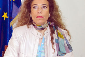 Η σημερινή υπεύθυνη του Συμβουλευτικού Σταθμού Νέων κ. Μαρία Παναγιωτάκη