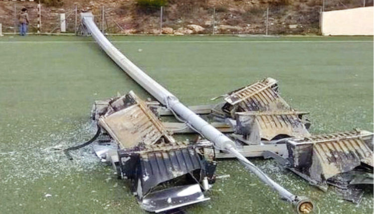 Έπεσε πυλώνας στο γήπεδο  της Σταμάτας 