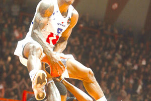 Ο Μούντι στο κάρφωμά του στο All Star Game