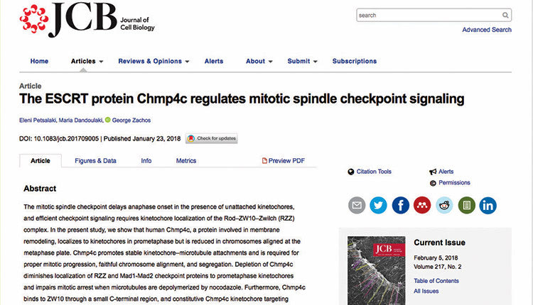 Η ΕΡΕΥΝΑ ΔΥΟ ΕΠΙΣΤΗΜΟΝΩΝ ΣΤΗΝ ΚΡΗΤΗ ελπίδα για τον καρκίνο