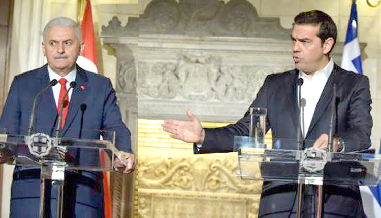 συνομιλία του Αλέξη Τσίπρα με τον Τούρκο ομόλογό του Μπιναλί Γιλντιρίμ