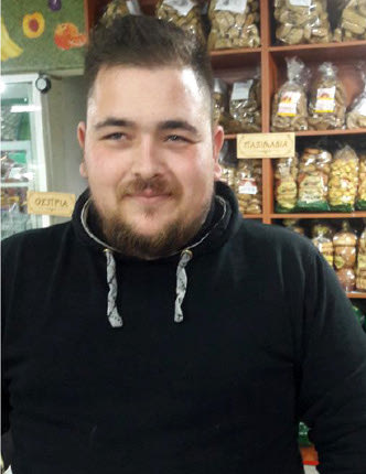 Ο Κανάκης Μανωλάκης, υπάλληλος λαχαναγοράς