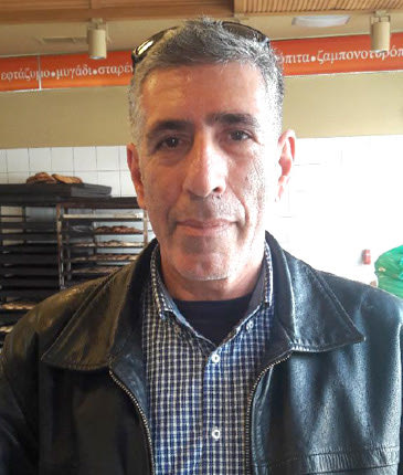 ο Κωνσταντίνος Δανδάλης, ιδιοκτήτης καταστήματος αρτοποιίας