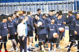 Από την πρώτη συγκέντρωση της Εθνικής ομάδας μπάσκετ στο Ηράκλειο