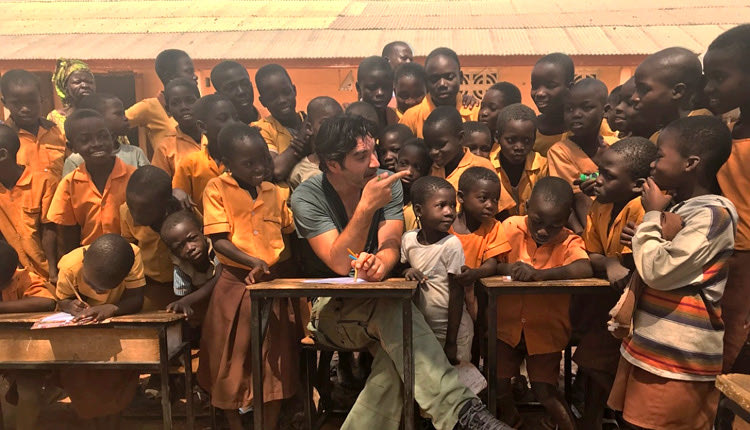 Ο Χριστόφορος Παπακαλιάτης στην Γκάνα